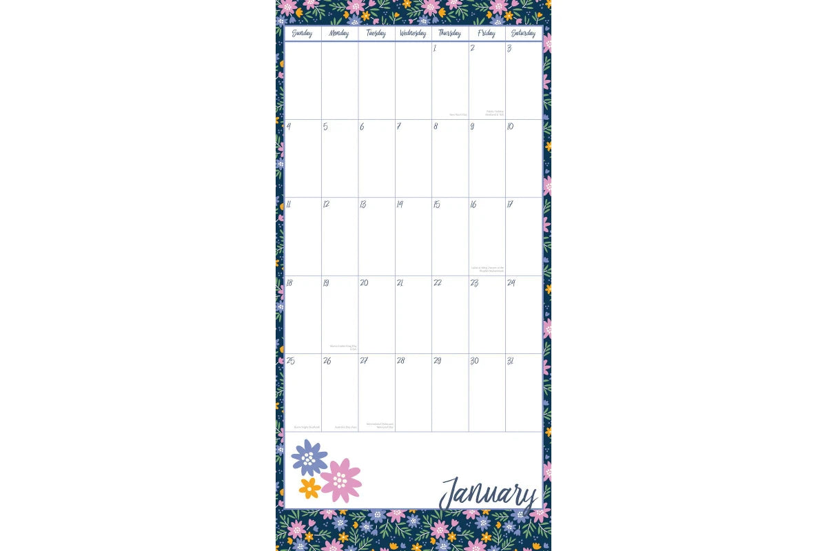 2026 Calendar Mum's Organiser Square Wall, The Gifted Stationery