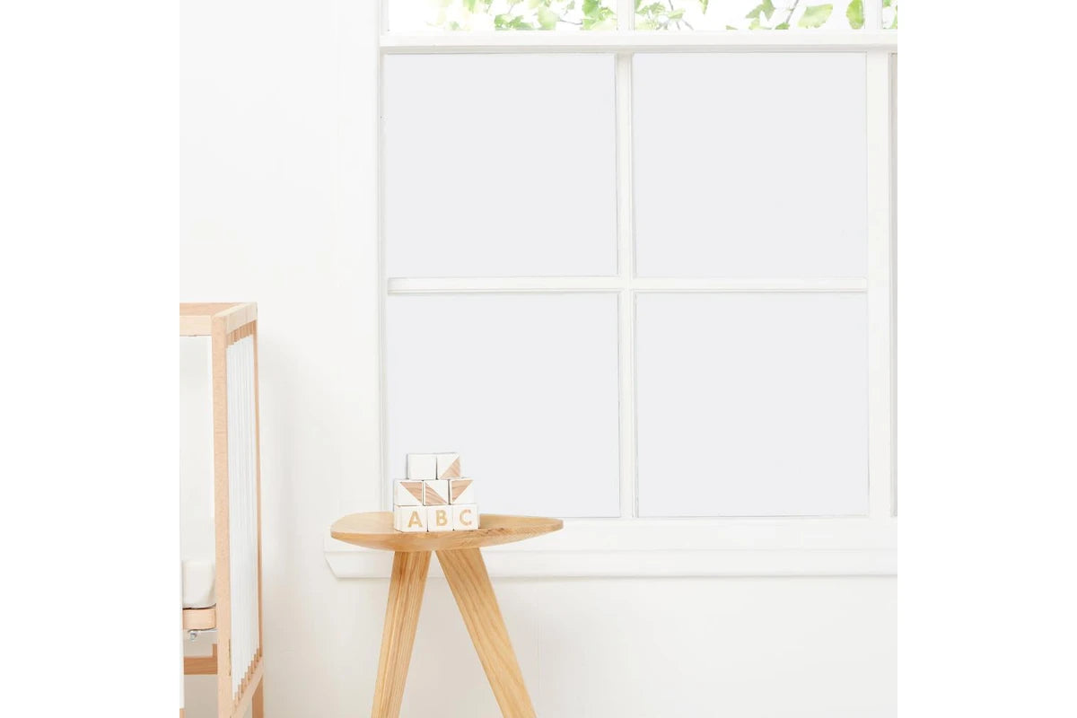 2pc Ergopouch 183cm Window Blackout Static-Cling Blinds Home Room Cover White