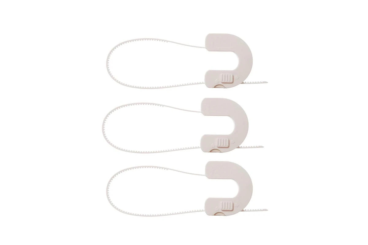 3x Dreambaby Safety Protection Flexible Loop Lock Latch For Cabinet Cupboards