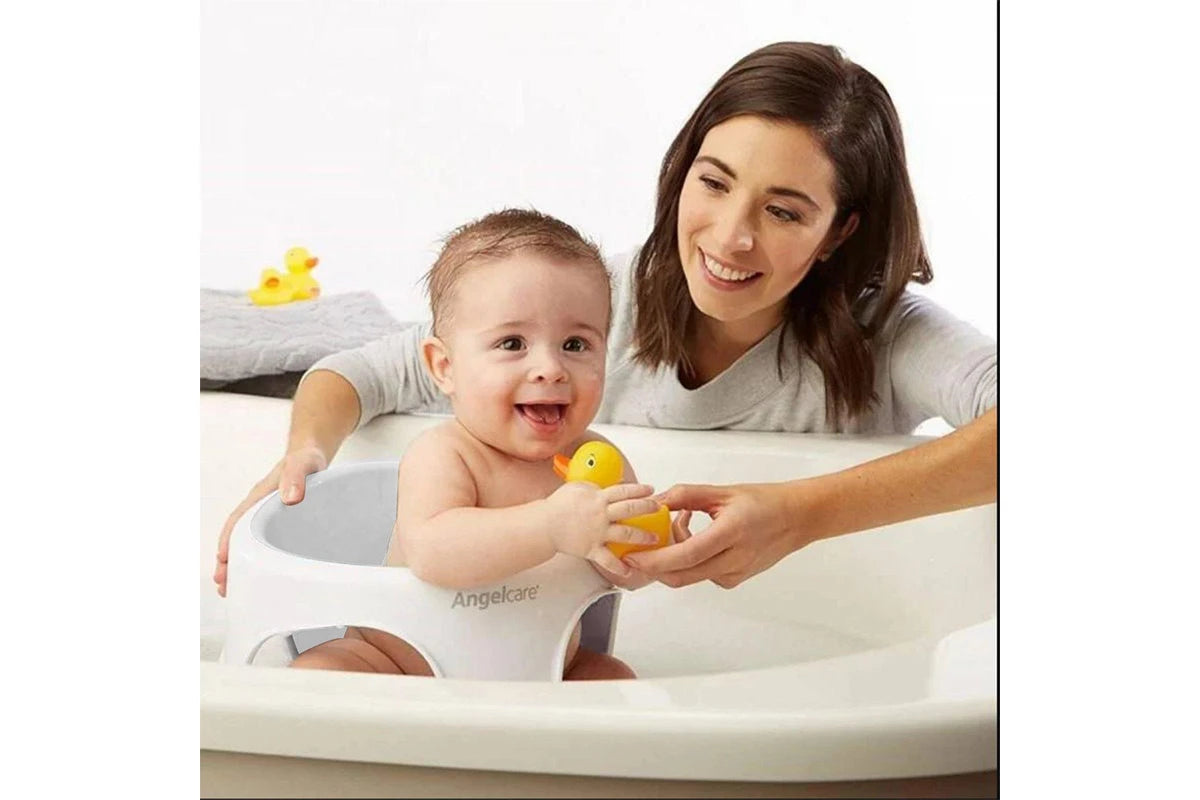 Anglecare Baby Infant Newborn Bathing Safety Support Ring Seat Chair Grey