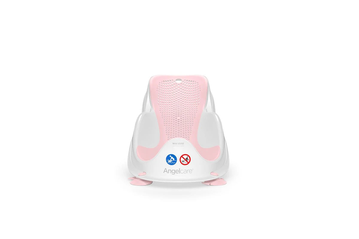 Angelcare Baby Infant Newborn Bath Shower Safety Support Cradle Seat Pink