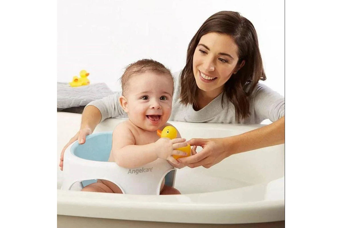 Anglecare Baby Infant Newborn Bathing Safety Support Ring Seat Chair Light Aqua