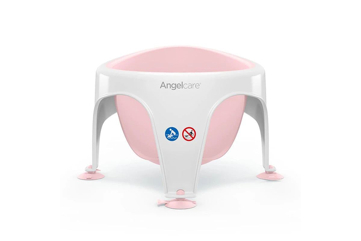 Anglecare Baby Infant Newborn Bathing Safety Support Ring Seat Chair Pink