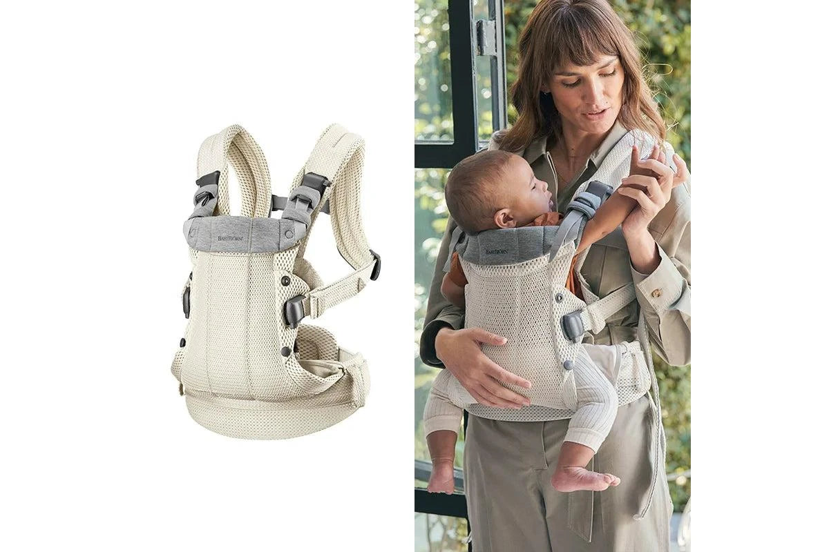 Baby Carrier Backpack Ergonomic Breathable Design Harmony Beige