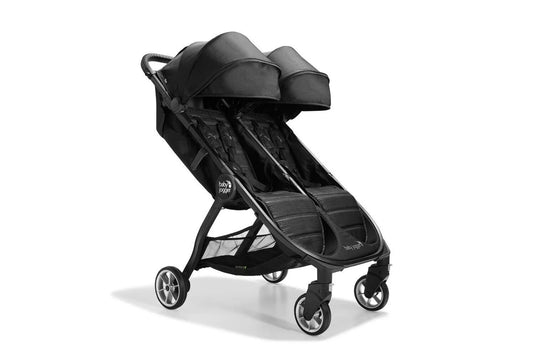 Baby Jogger City Tour 2 Double Pitch Baby Compact Travel Stroller Pram Black