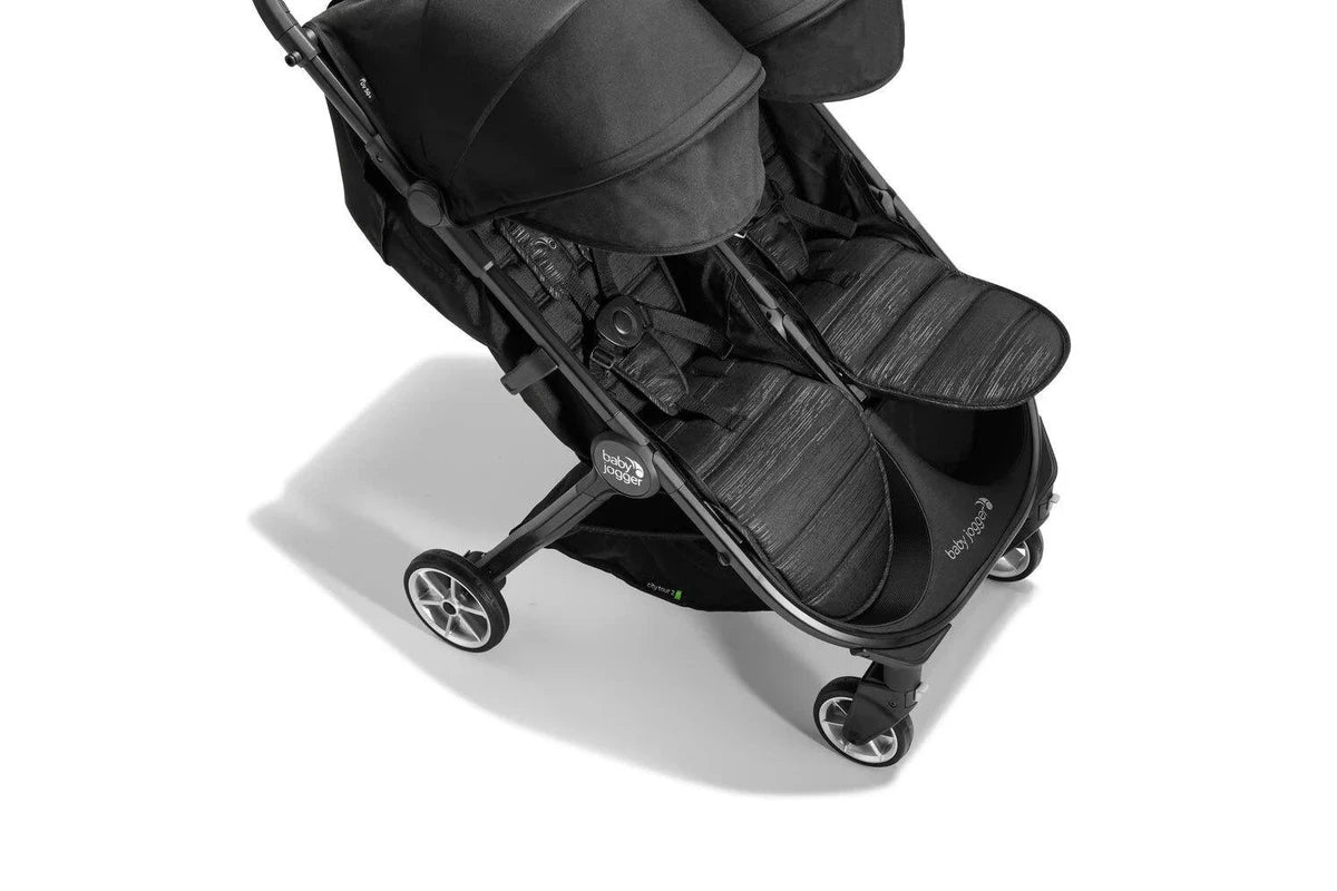 Baby Jogger City Tour 2 Double Pitch Baby Compact Travel Stroller Pram Black