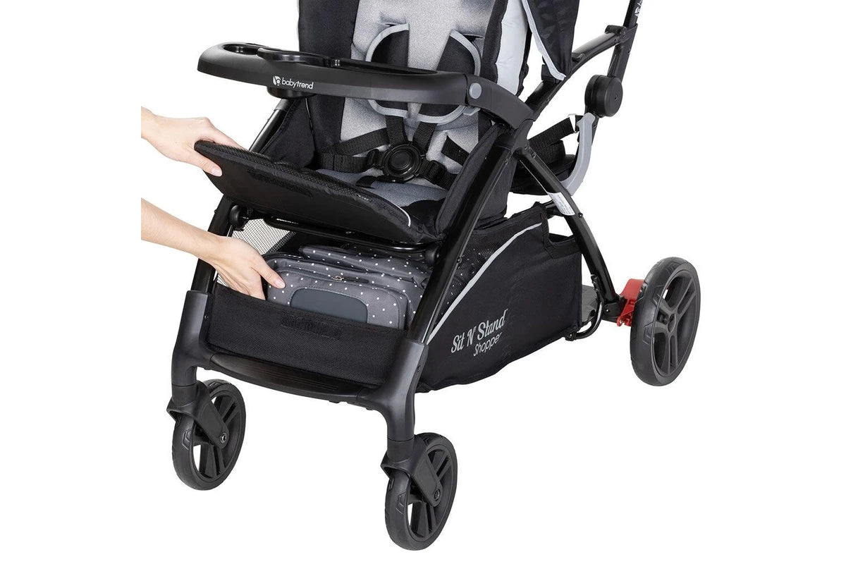 Baby Trend Sit N Stand Shopper Stroller/Pram w/Canopy Kids/Baby/Toddler Moondust