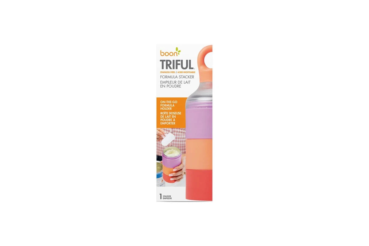 Boon Triful Stainless Steel Insulated Baby Formula Container 8oz Pink