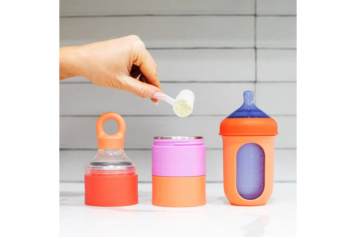 Boon Triful Stainless Steel Insulated Baby Formula Container 8oz Pink