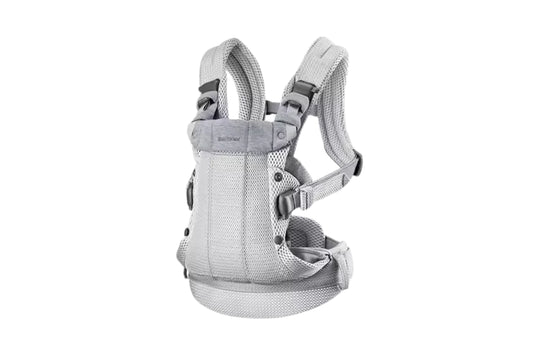 Ergonomic Baby Carrier Backpack Breathable Support Harmony Silver Gray