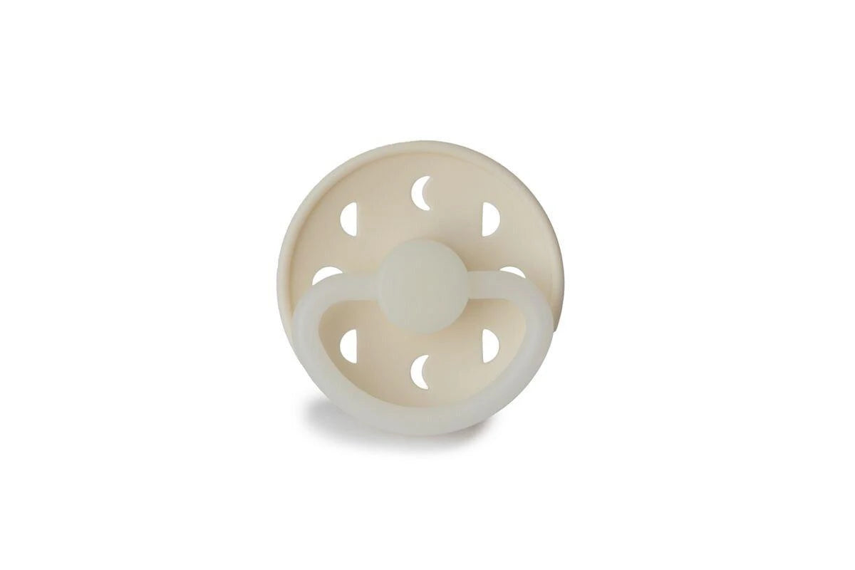 Frigg Baby's First Pacifier 4 Pack - Moonlight Sailing Cream (0-6 months)