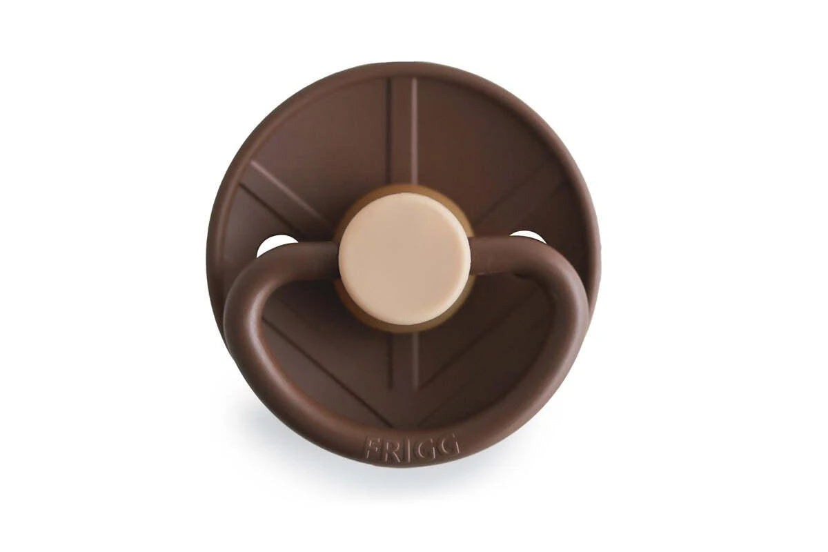 Frigg Little Viking Natural Rubber Latex Pacifier 2 Pack - Harald/Bjorn (6-18 months)