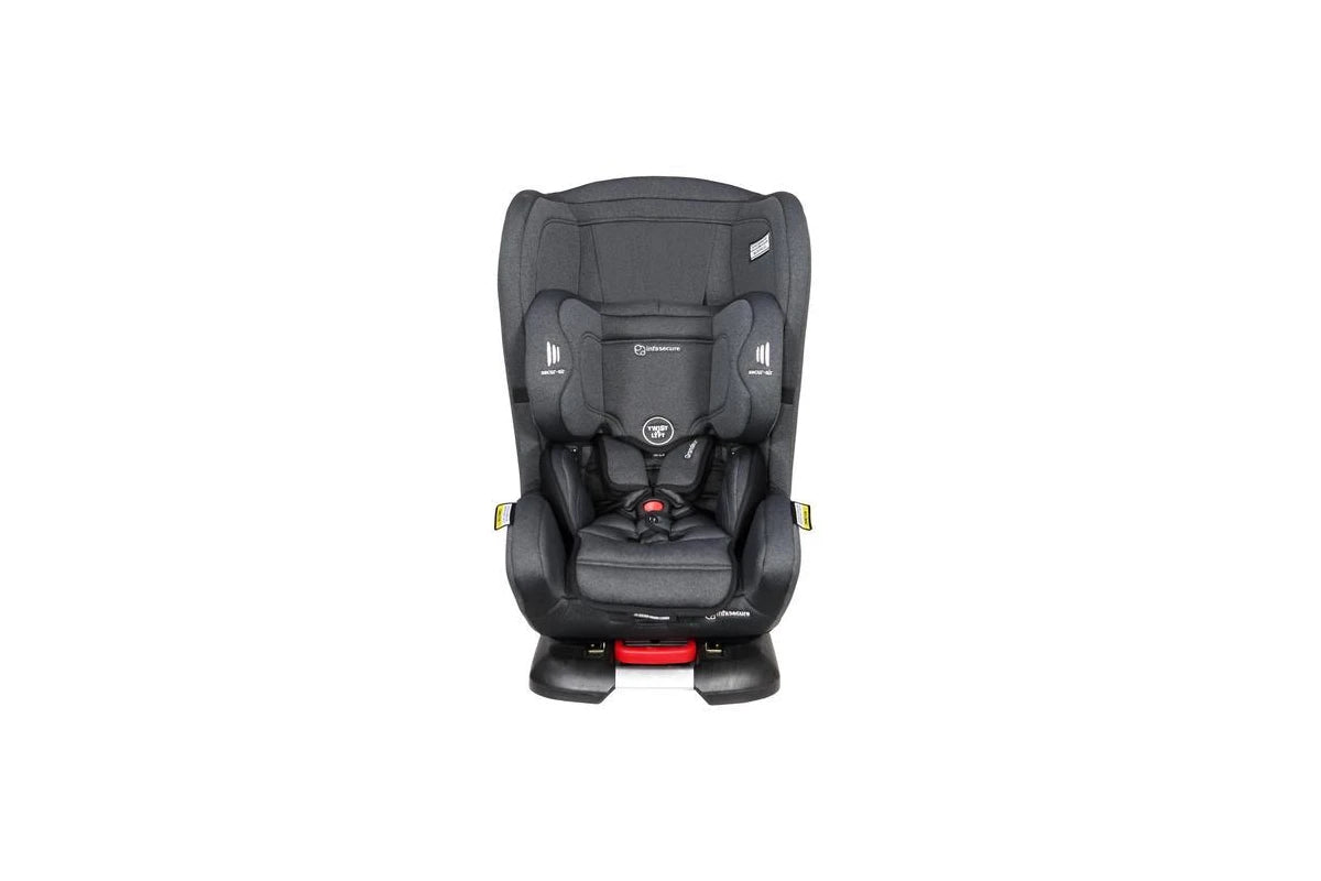 Grandeur Go Convertible Car Seat (Black Fleck) - Newborn - 8 Years
