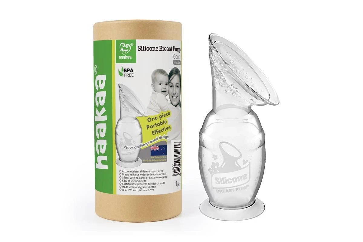 Haakaa Gen 2 Silicone Breast Pump with Suction Base - 100ml