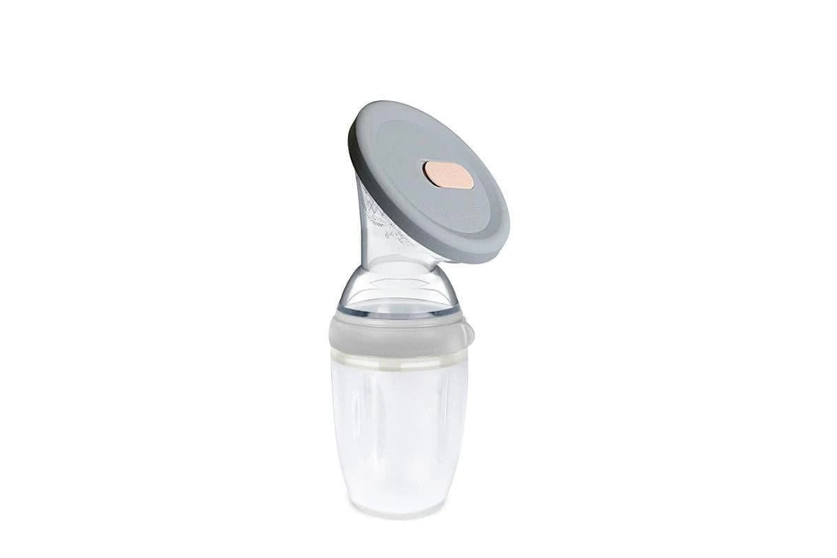 Haakaa Generation 3 250ml Silicone Breast Pump & Silicone Cap Set Grey