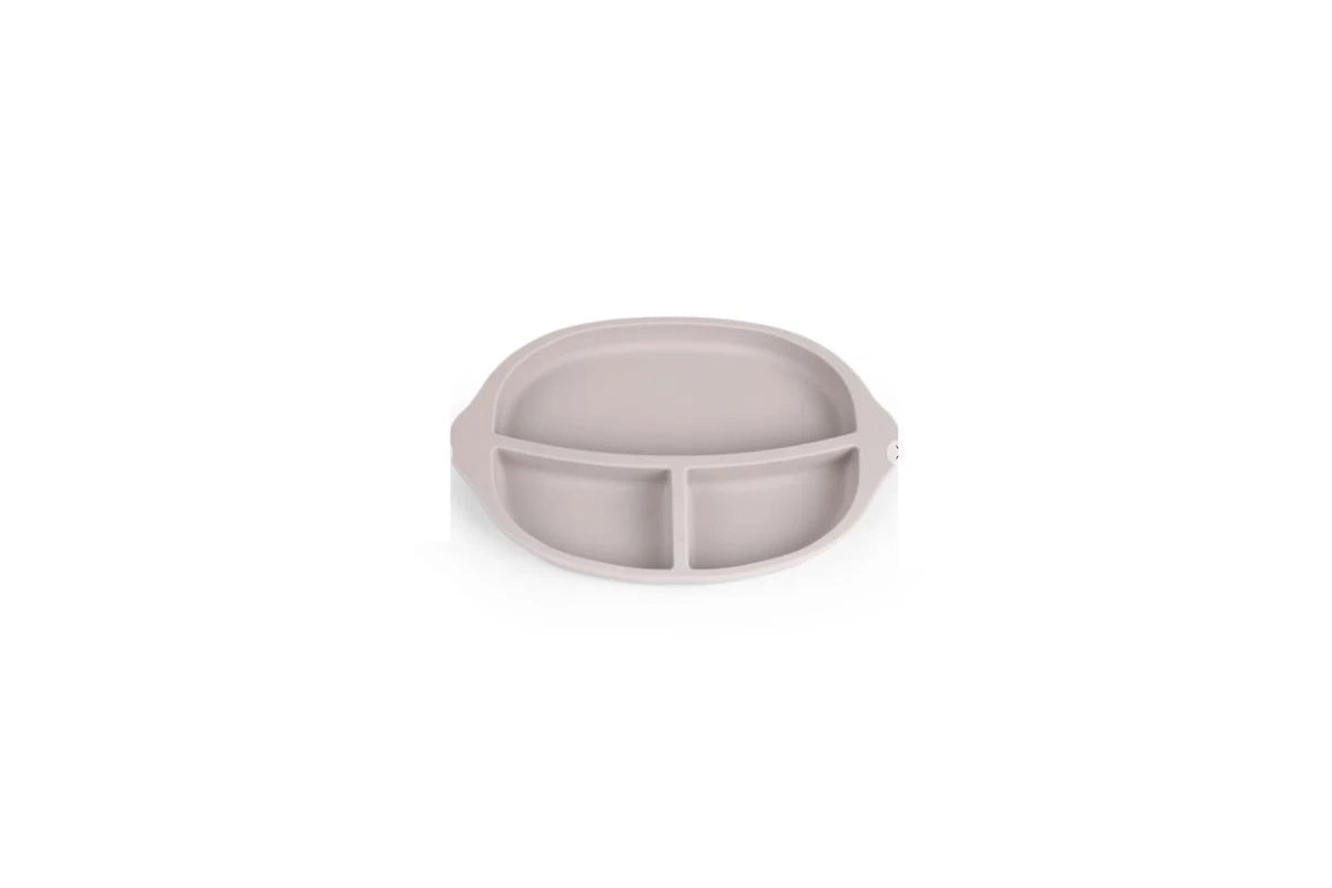 Haakaa Silicone Divided Plate - Blush, Rust, Suva Grey