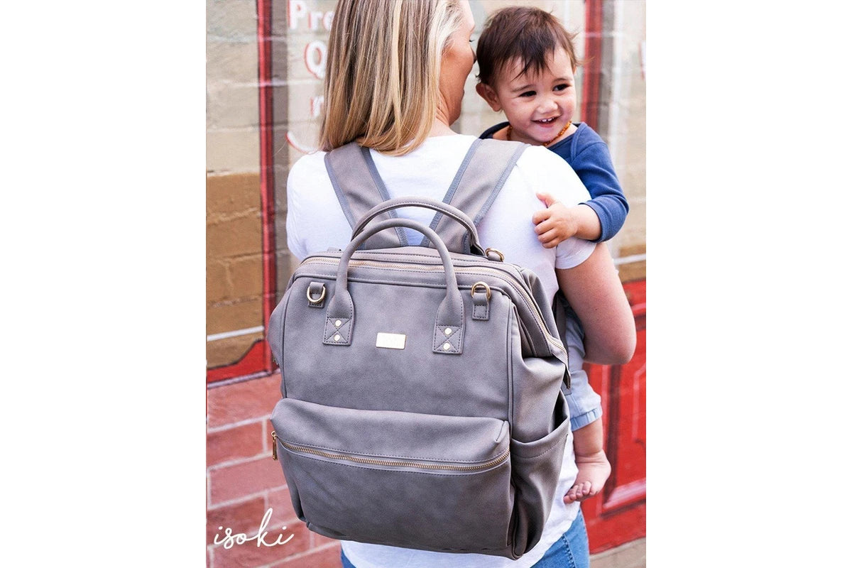 Isoki Byron Backpack - Stone