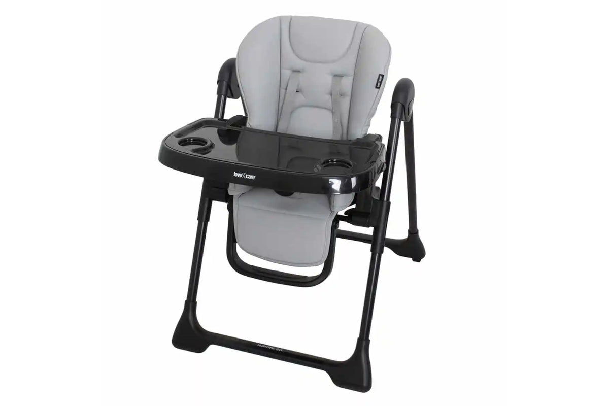 Love N Care Deluxe Montana High Chair 2.0 - Grey