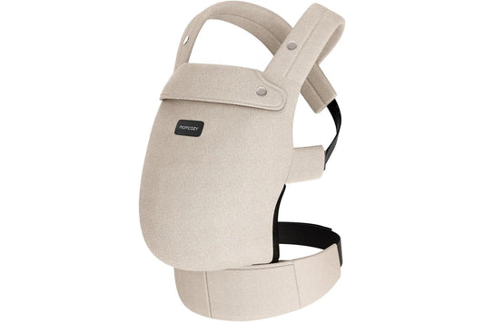 Momcozy Khaki Cotton 3 in 1 Lumbar Support Handsfree Baby Carrier 3-24Months NEW