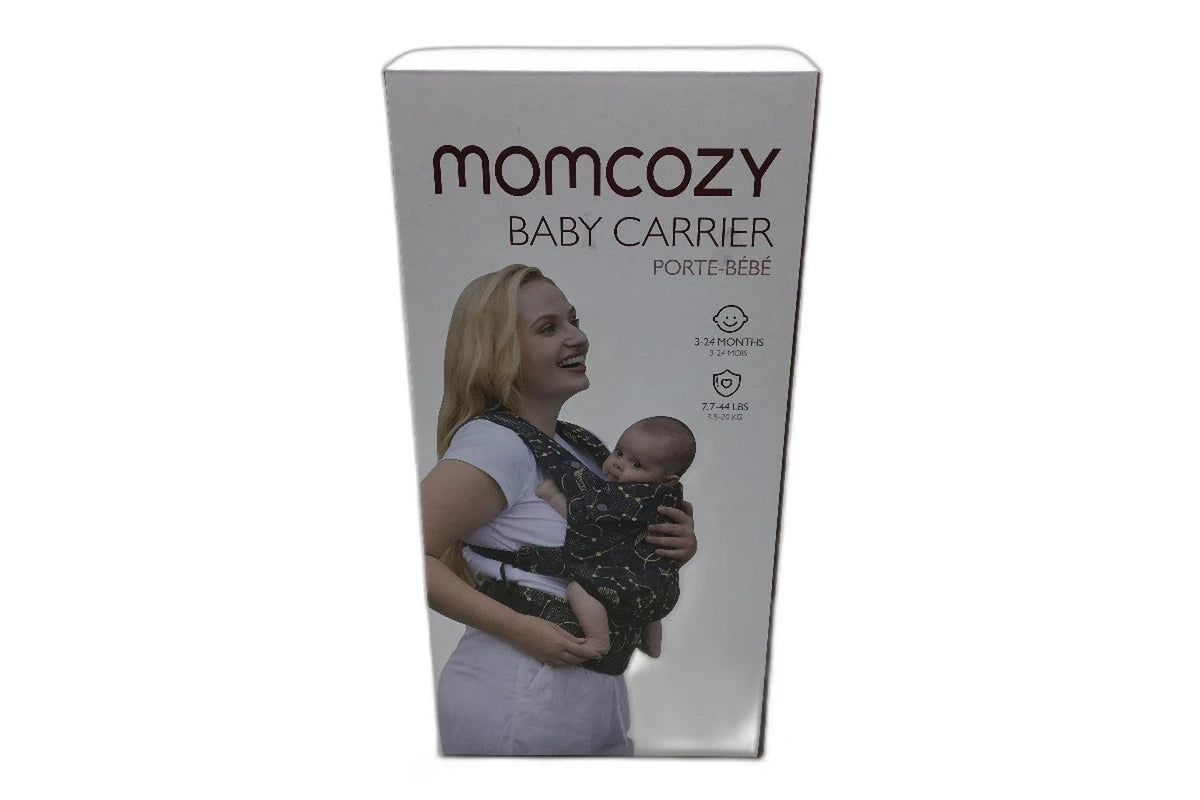 Momcozy Khaki Cotton 3 in 1 Lumbar Support Handsfree Baby Carrier 3-24Months NEW