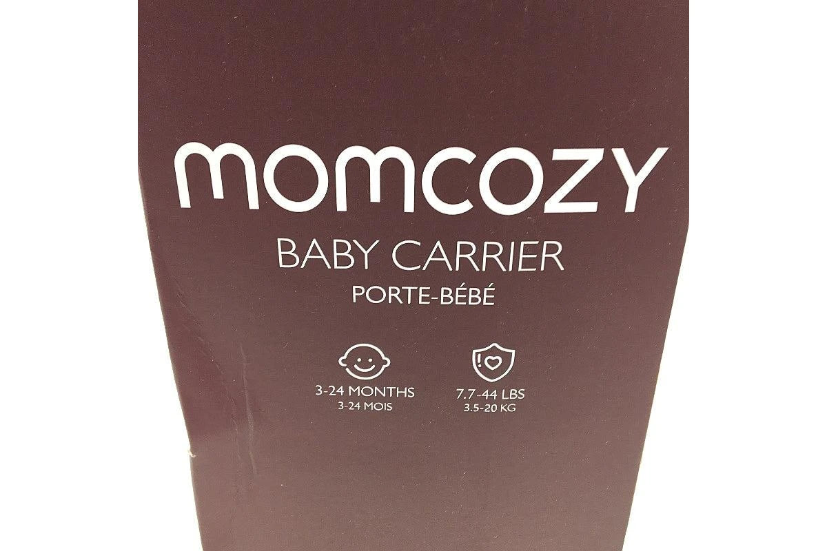 Momcozy Khaki Cotton 3 in 1 Lumbar Support Handsfree Baby Carrier 3-24Months NEW