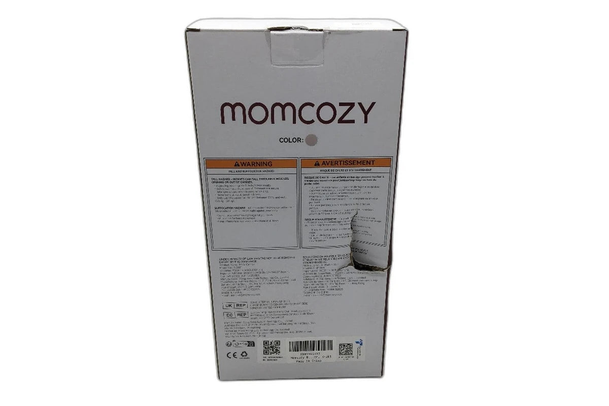 Momcozy Khaki Cotton 3 in 1 Lumbar Support Handsfree Baby Carrier 3-24Months NEW