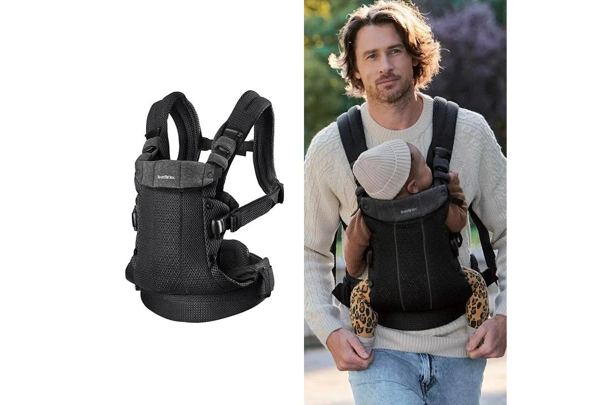 Multifunction Baby Carrier Backpack Ergonomic Support Harmony Black