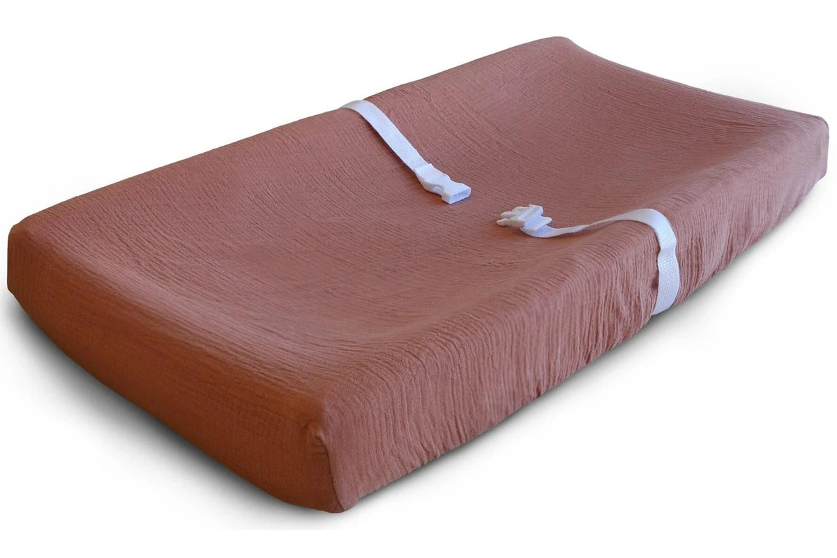 Mushie Changing Pad Cover - Cedar