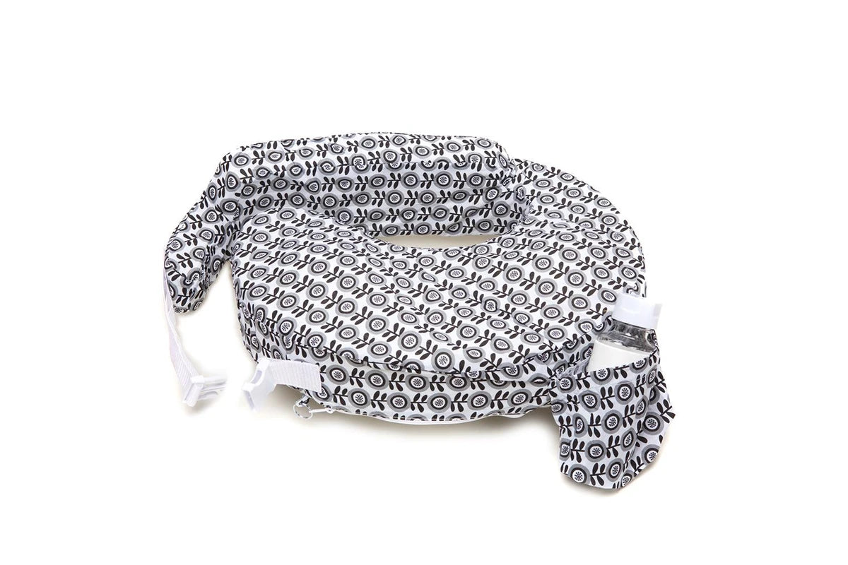 My Brest Friend Nursing Breastfeeding Support Pillow w Pocket Midnight Poppy