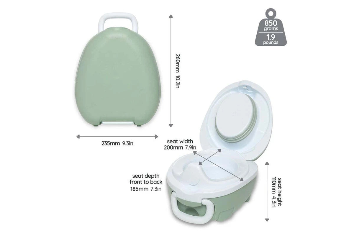 My Carry Potty Green Pastel