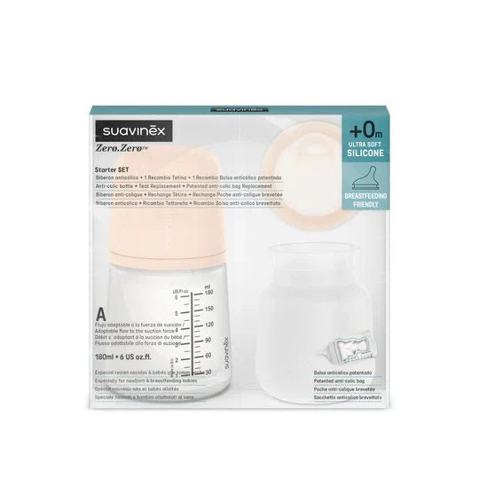 SUAVINEX - Zero Zero Baby Bottle Set - 2 SIZES