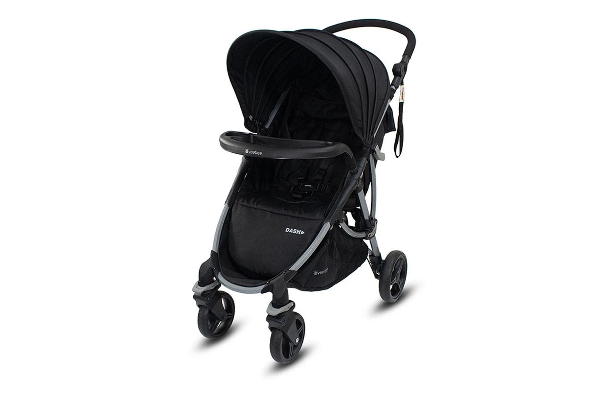 Vee Bee Dash Stroller Super-Lightweight 7.6kg 5 Position Hood Snack Tray