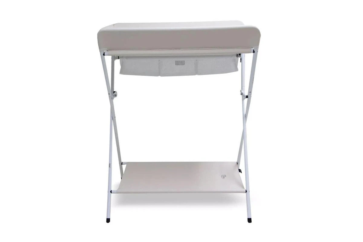 Valco Baby Change Table Folding Compact With Removable Mat Safety Harness Ivory