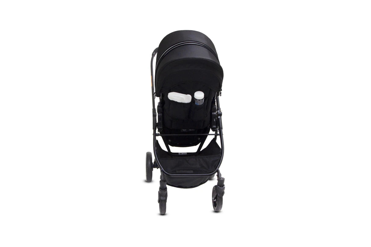 Valco Snap Ultra P Pram Stroller Foldable Ergo-Pivot Seat for Baby Infant Black
