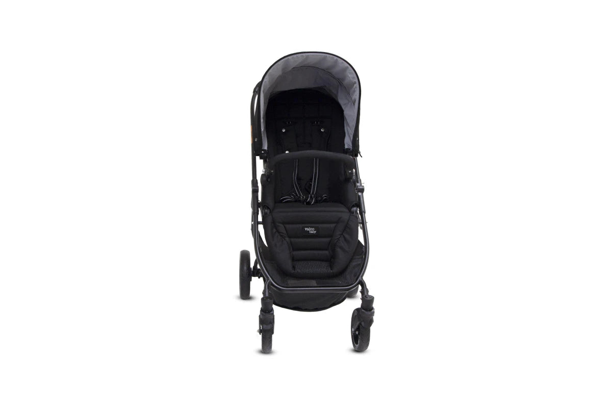 Valco Snap Ultra P Pram Stroller Foldable Ergo-Pivot Seat for Baby Infant Black