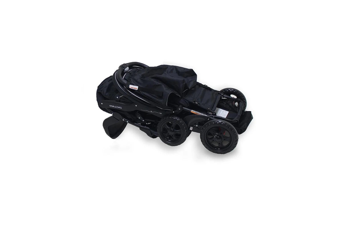 Veebee Doubletake Pram Tandem Twin Stroller Baby Infant Toddler Salt & Pepper