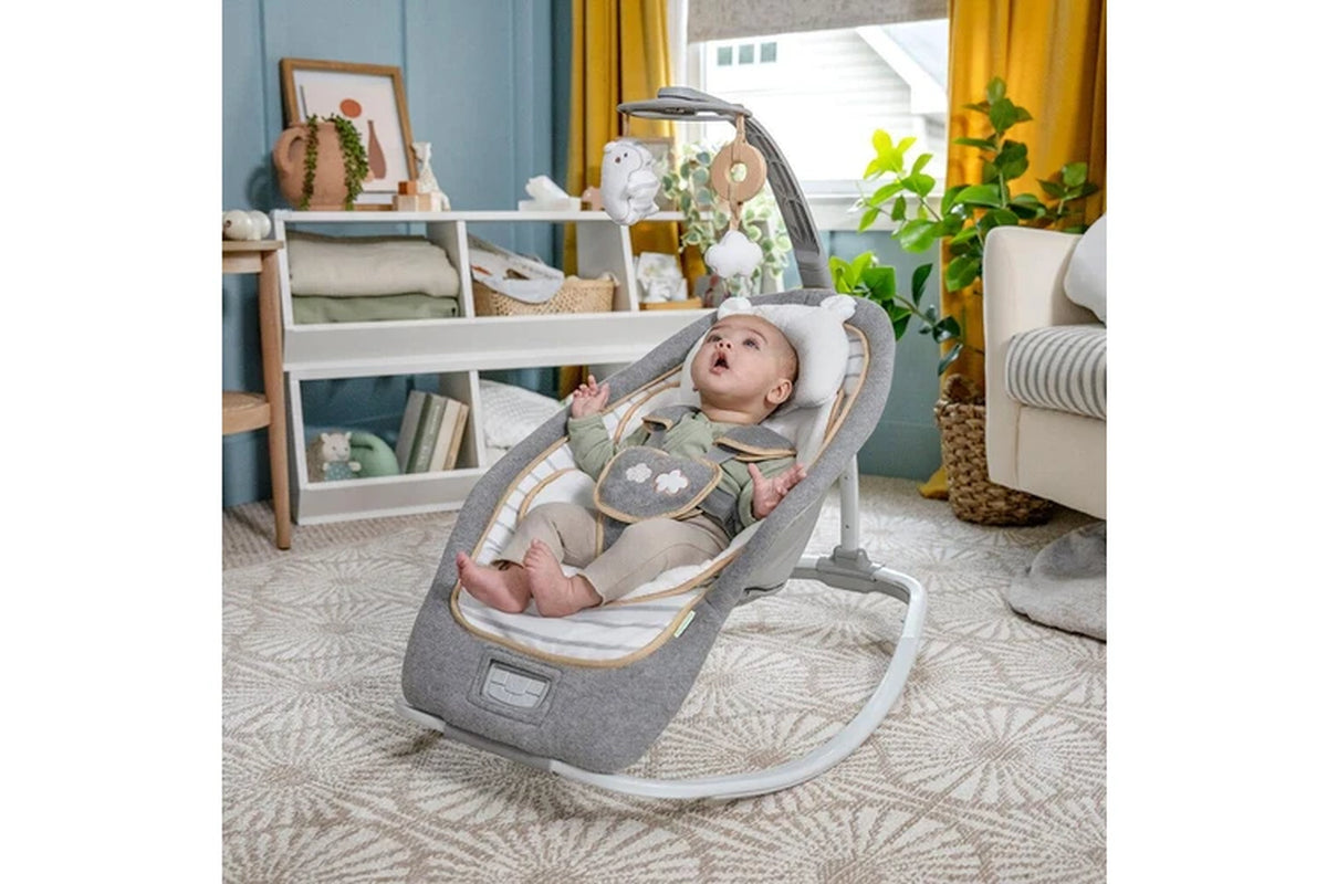 Ingenuity Boutique Collection Premium Newborn Rocking Seat Bella Teddy 0m+