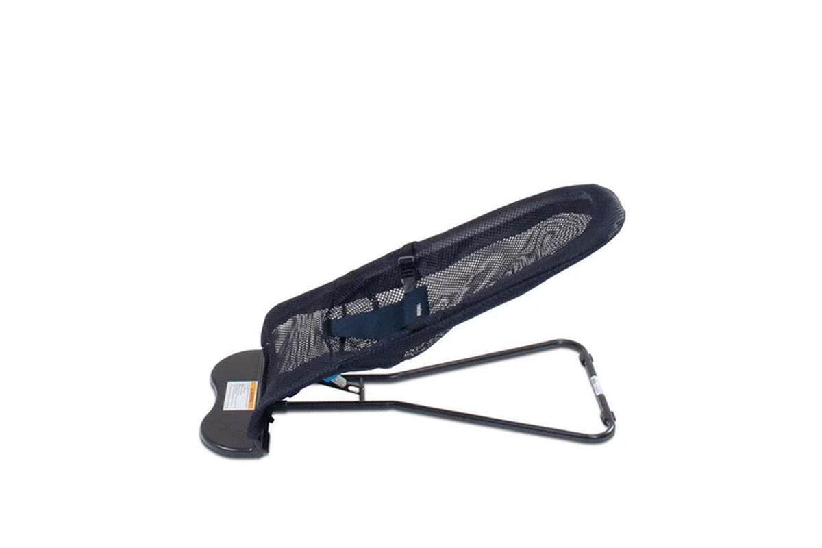 Vee Bee Baby Minder Bouncer Cushioned Seat Navy Mesh 3-Point Harness Recline