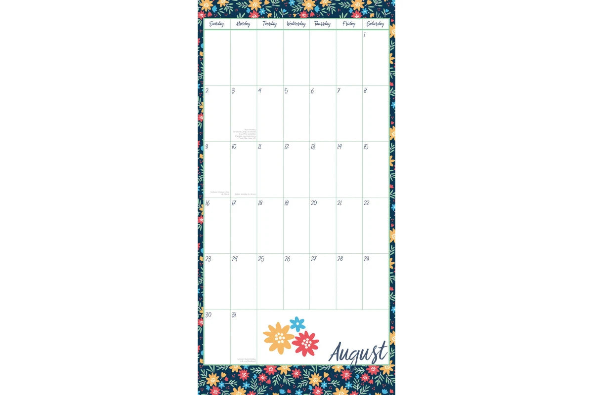 2026 Calendar Mum's Organiser Square Wall, The Gifted Stationery