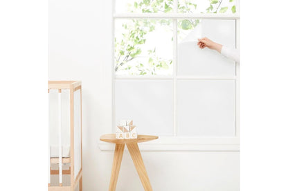 2pc Ergopouch 183cm Window Blackout Static-Cling Blinds Home Room Cover White