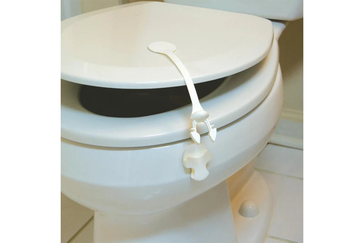 2x Dreambaby Bathroom Safety Baby Toddler Child Toilet Latch Lock White Adhesive