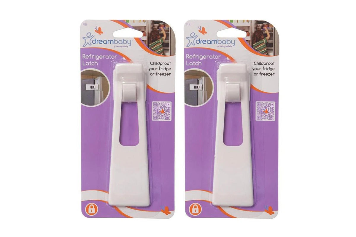 2x Dreambaby Toddler Child Safety Protection Refrigerator Appliance Lock Latch