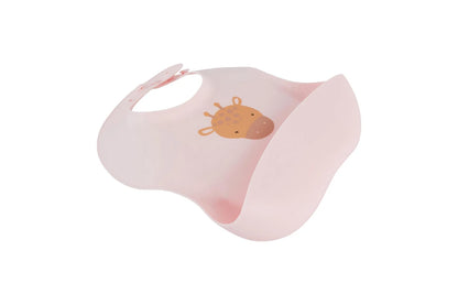 2x Splosh Baby Giraffe Feeding Bib Adjustable Food Catcher 23x24cm Pink 0+