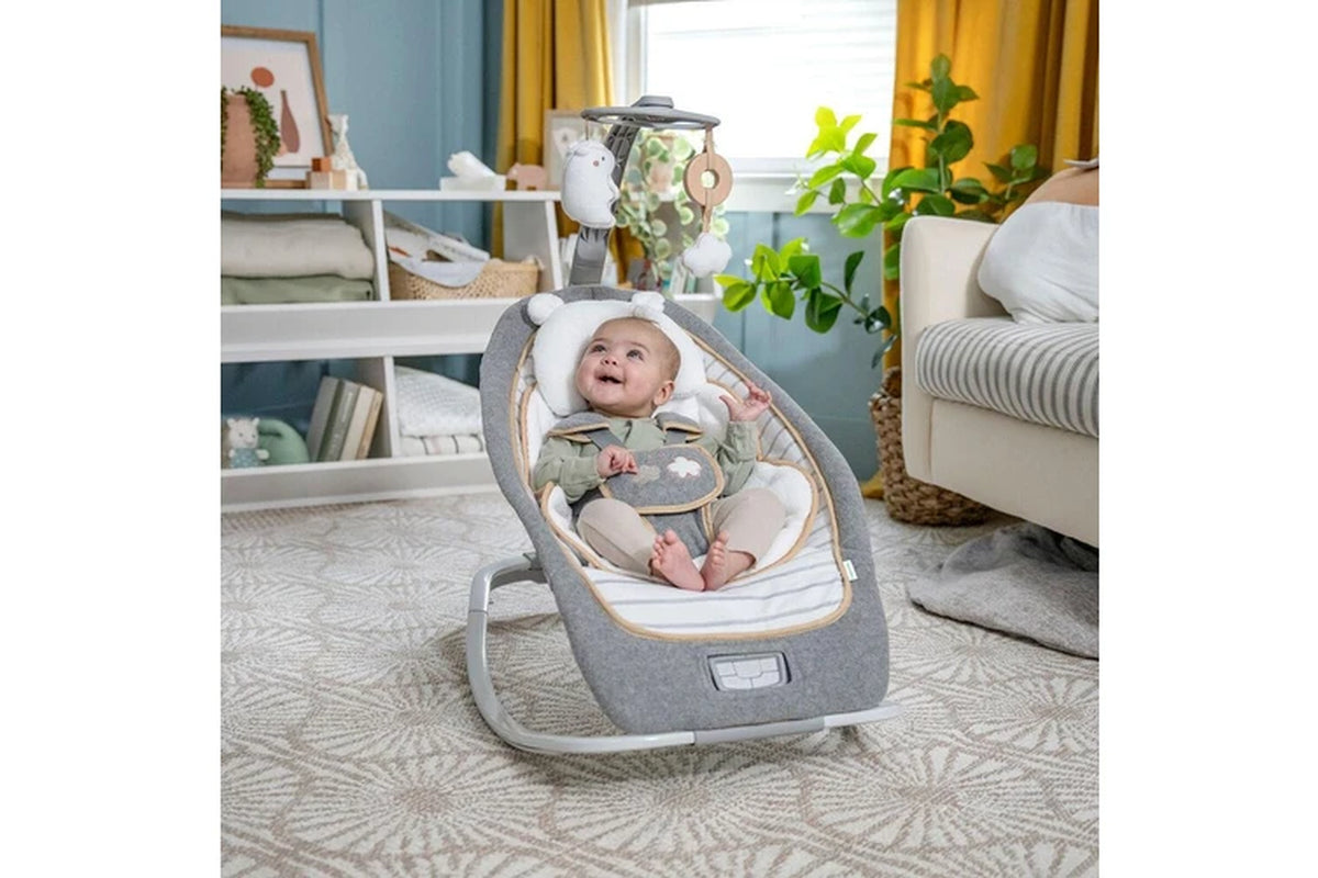 Ingenuity Boutique Collection Premium Newborn Rocking Seat Bella Teddy 0m+