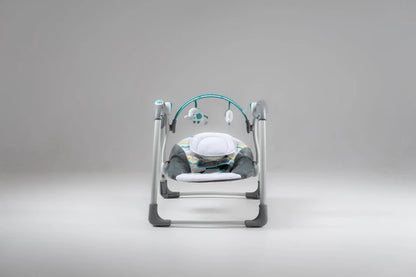 Love N Care Baby Musical Swing - Compact / Foldable with Toys & Sounds (Max 11 kg) Green