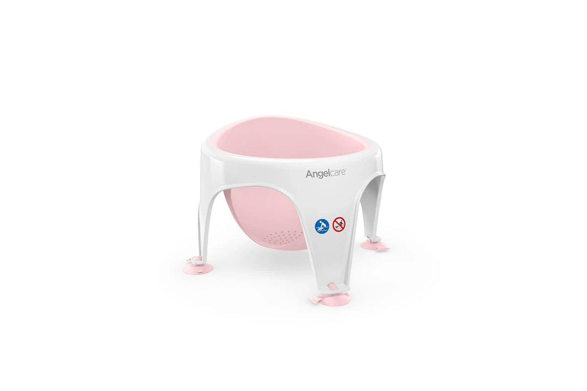 Anglecare Baby Infant Newborn Bathing Safety Support Ring Seat Chair Pink