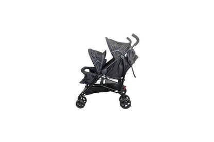 Aussie Baby Vitesse Deux Tandem Stroller - Black