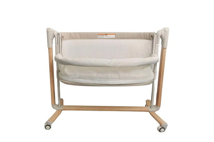 Baby Studio Baby Rockabye Bedside Sleeper Soothing Bassinet w/ Wheels 0-12m