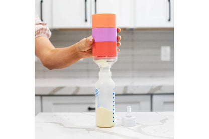 Boon Triful Stainless Steel Insulated Baby Formula Container 8oz Pink