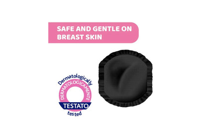 Chicco Black Disposable Breast Pads - Black (60 Pack)